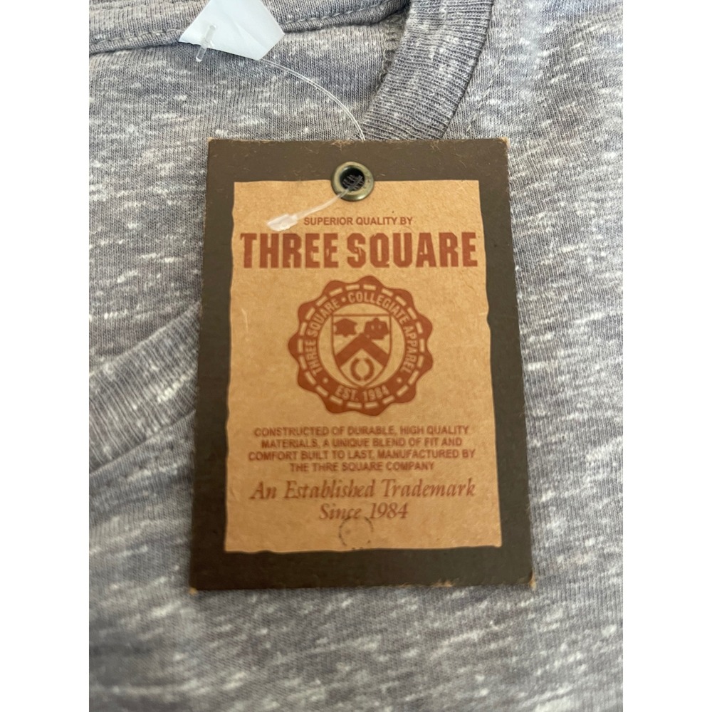 Three Square Texas A&M Aggies Womens XL Cropped T-Shirt Heather Grey - Picture 3 of 7